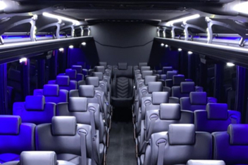 Fort Myers Charter Bus Interior
