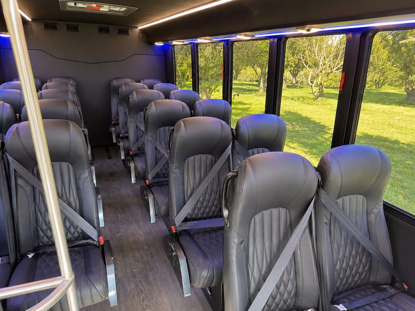 20 passenger minibus interior