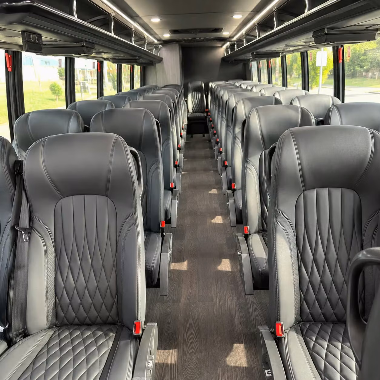 28 passenger minibus inside