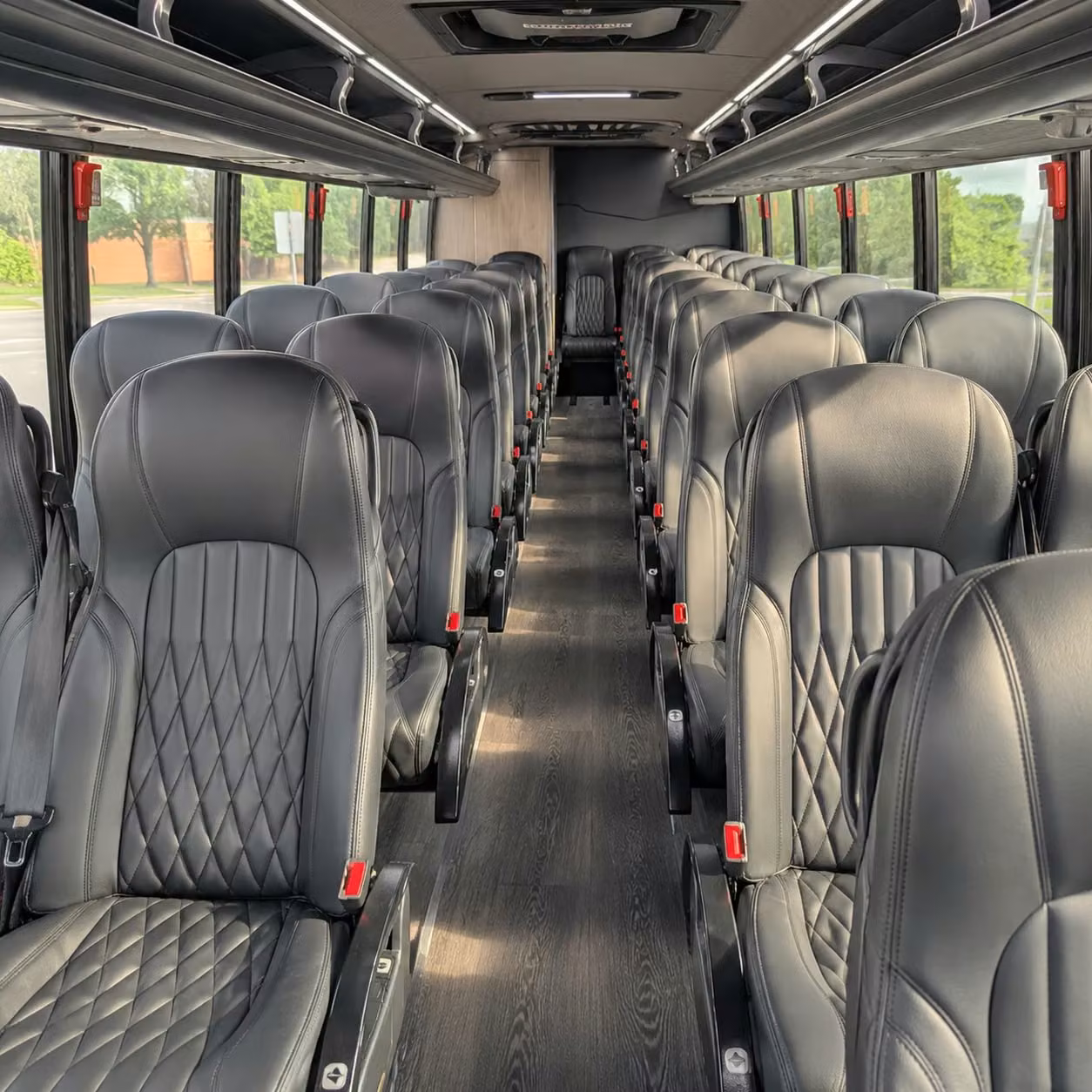 35 passenger minibus inside