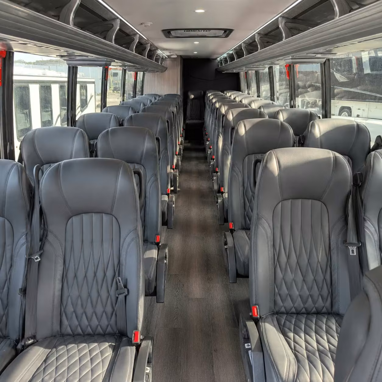 35 passenger minibus interior